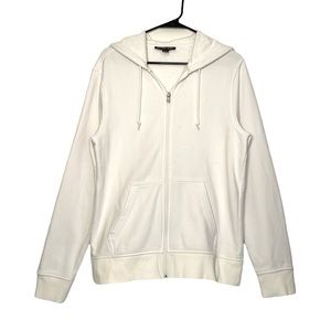 MICHAEL KORS Embroidered Logo Zip Up Hoodie
